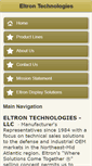 Mobile Screenshot of eltrontech.com